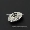 13mm wheel of zinc alloy characteristic circle Double sided with stone big hole jewelry accessories